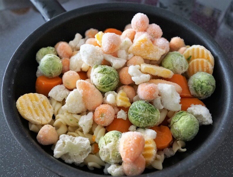 Conseil de Bastien : légumes surgelés non BIO, à éviter !