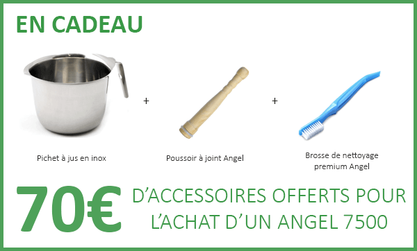 Cadeaux pour l'achat d'un Angel 7500